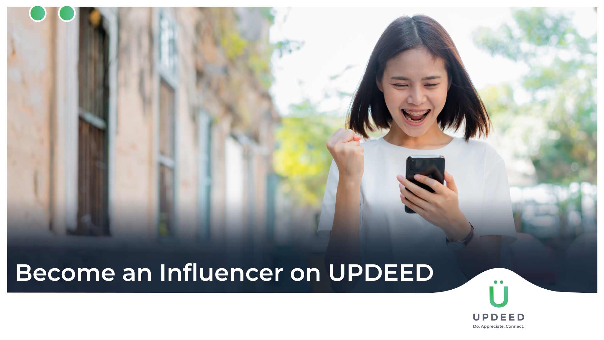 Become an Influencer on UPDEED